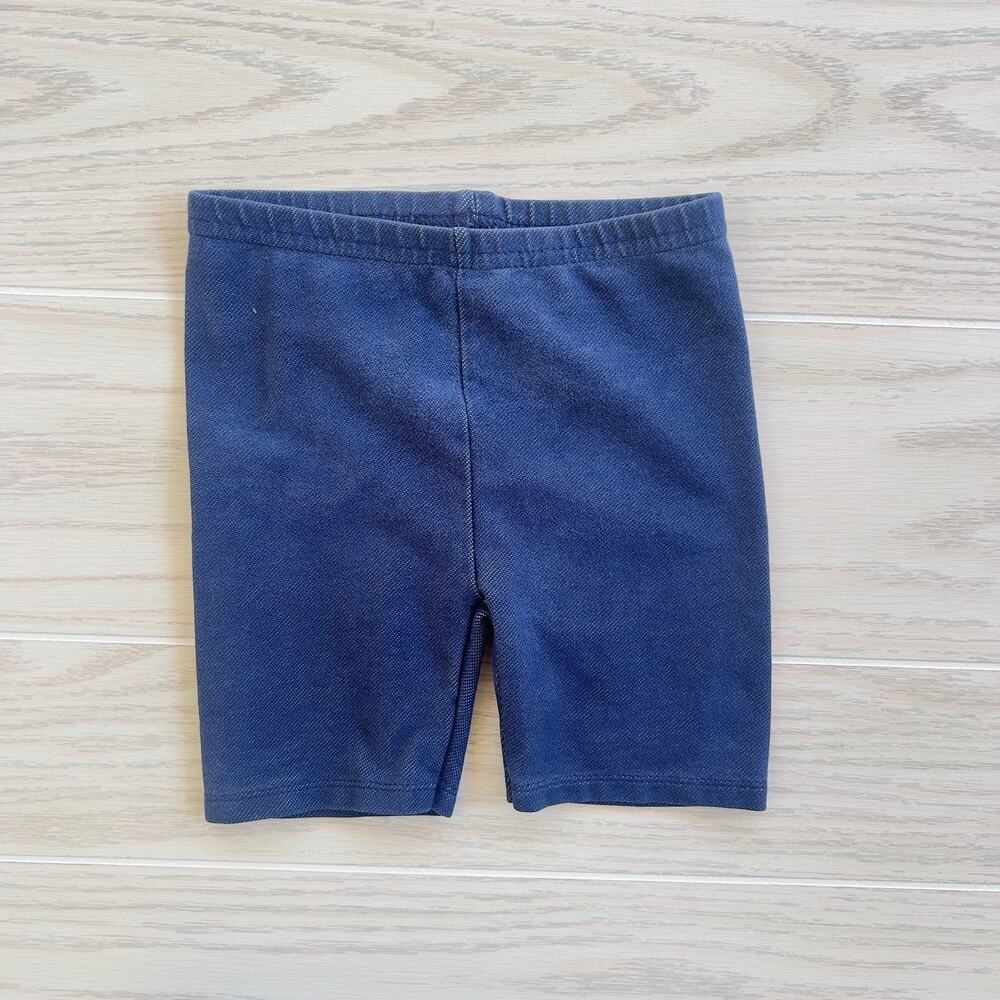Garanimals Toddler Girl's 3T Chambray Stretch Dark Knit Denim Shorts